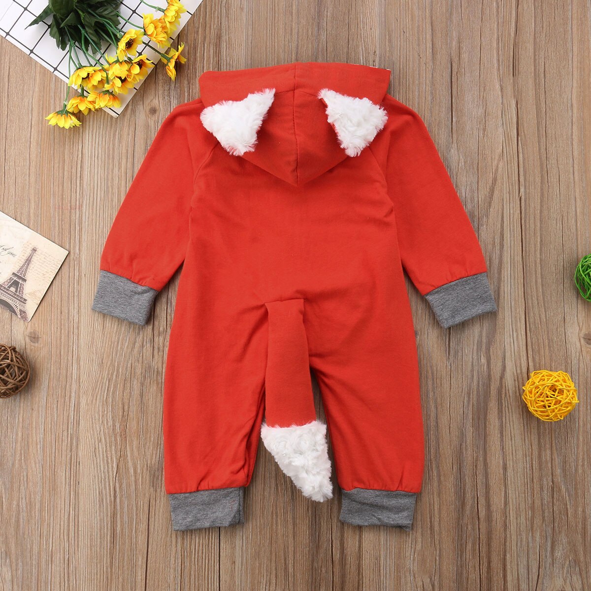 0-24M Peuter Baby Baby Kid Jongen Meisje 3D Dier Romper Leuke Party Jumpsuit Katoenen Kleding Herfst Winter grappige Outfit