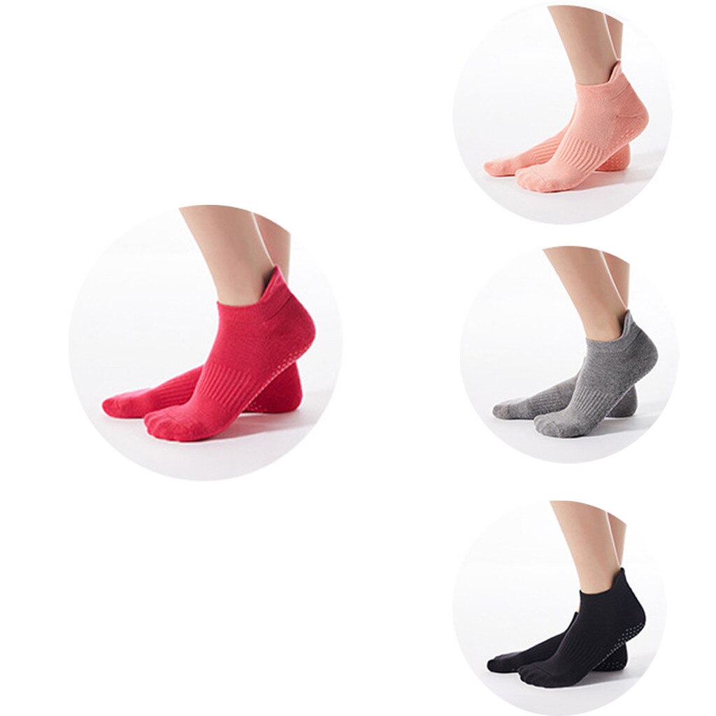 Yoga sokken antislip yoga Sokken voor Vrouwen Anti-Slip Barre Fitness Sokken met Grips voor Vrouwen # D