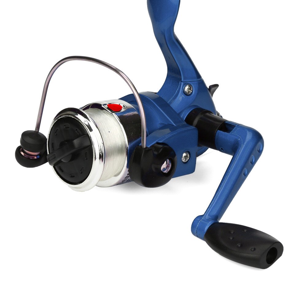 Fishing Rod Mini Portable Pocket Fish Pen Shape Aluminum Alloy Fishing Rod Pole Wheel Portable Fishing Rod Set #33