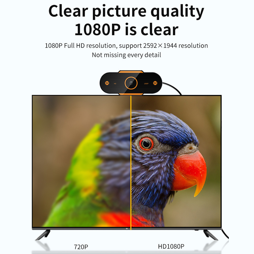 Câmera webcam de computador usb 4k-480p hd foco automático webcam cmos câmera de pc com microfone para chamadas de vídeo rede ensino reunião