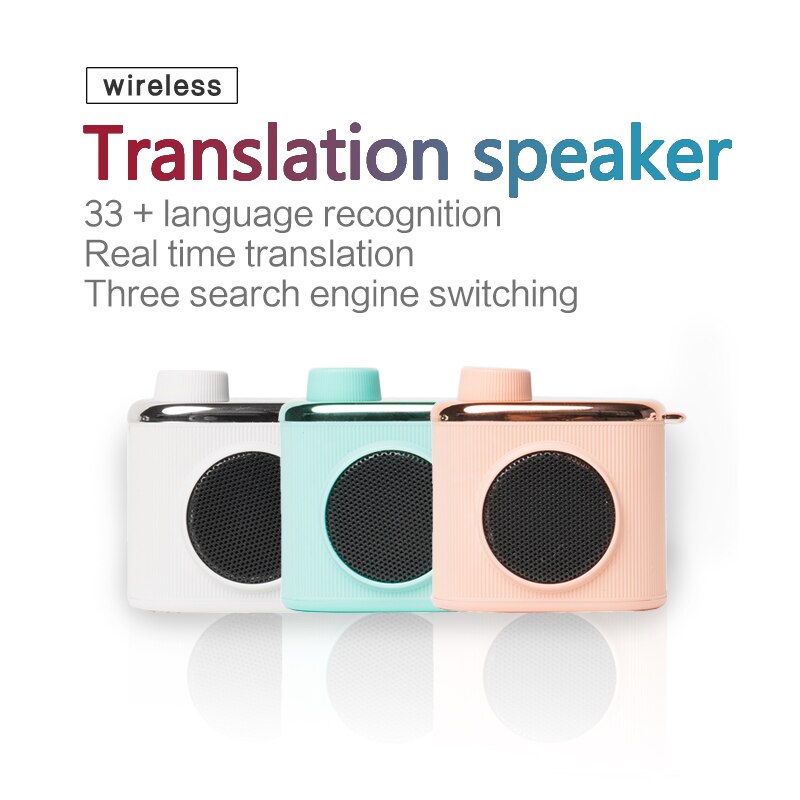 Vertaler Geheugen Kleine Speaker Creatieve Intelligente Mini Draagbare Multi-Voice Vertaling Bluetooth Kleine Stereo