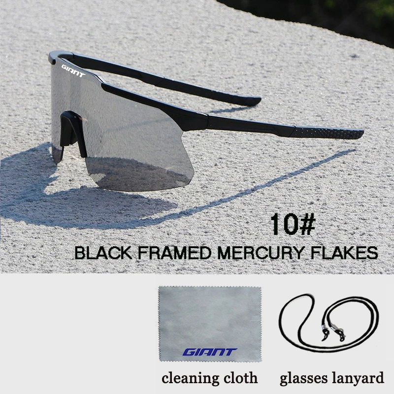 Jättestora cykelsolglasögon för män och kvinnor, mountainbike, landsvägscykel, cykelsolglasögon, utomhusglas med fodral, cykelglasögon: Ljusgul