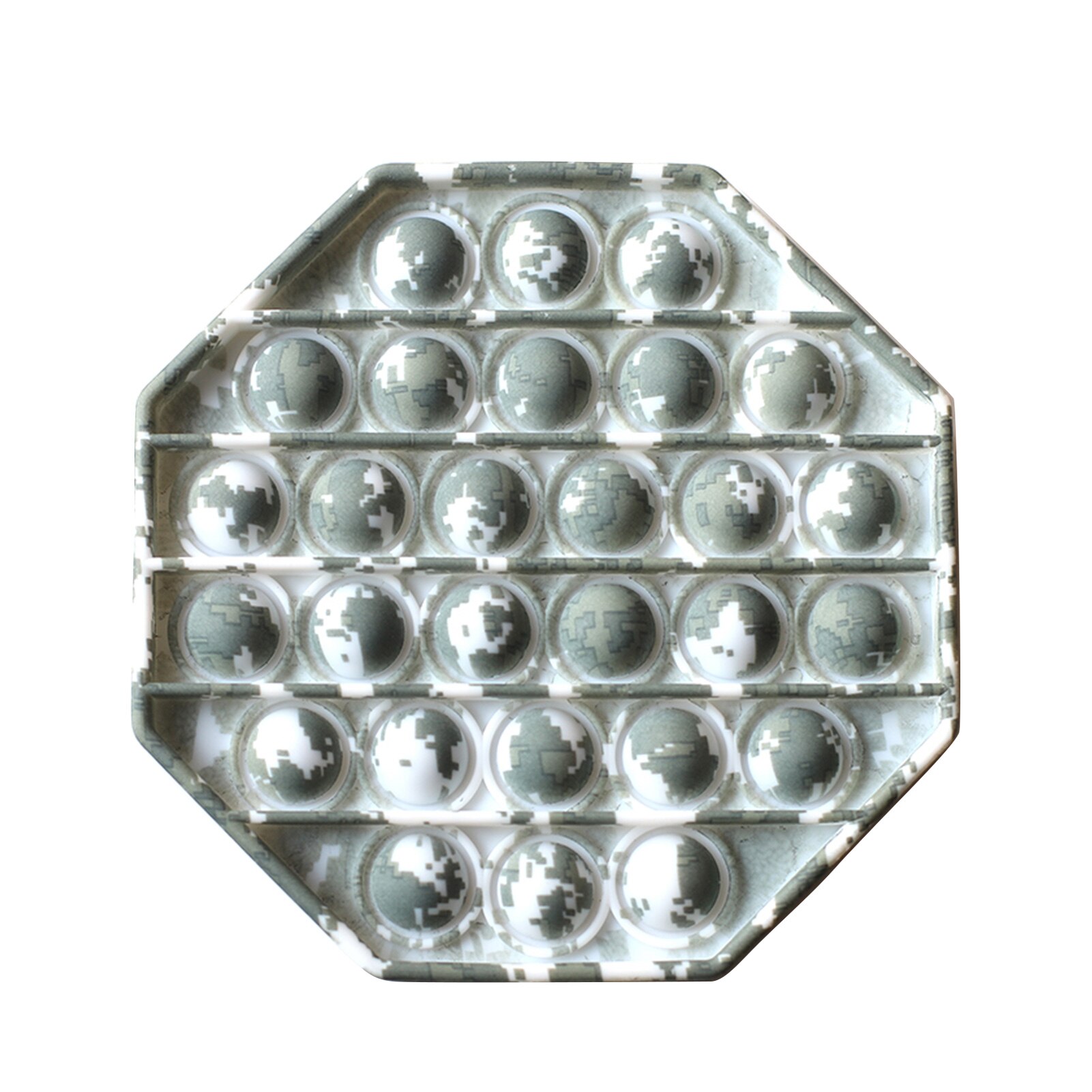 Push Pop Pop Bubble Sensory Fidget Toy Silicone Stress Reliever Toy stay focused and calm Safe Durable Washable Easy to Carry