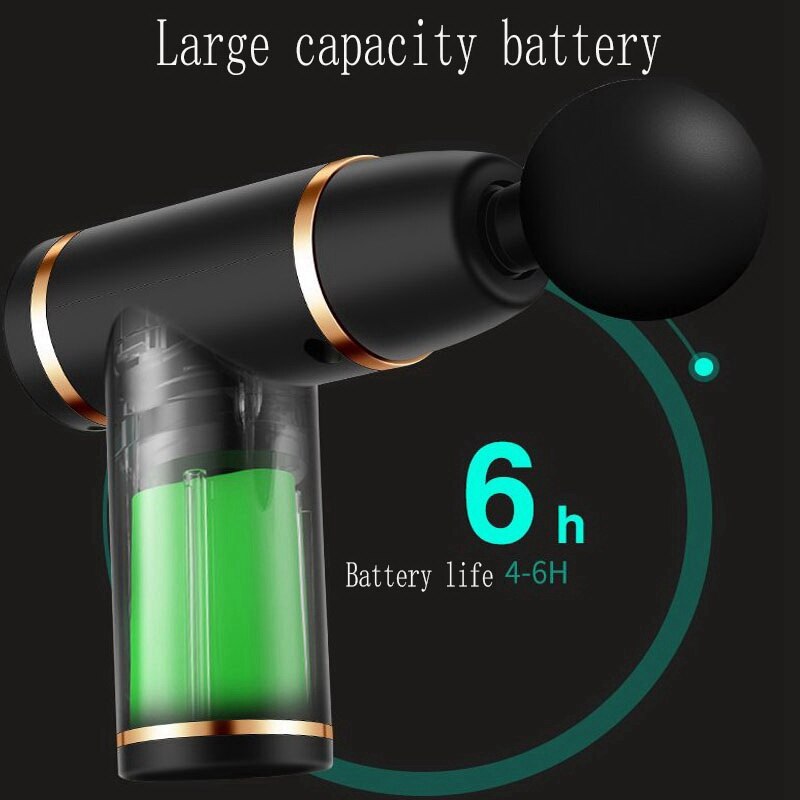 Massage Machine Deep Tissue Percussion Muscle Massager For Pain Relief Fascia Machine Electric Body Massager