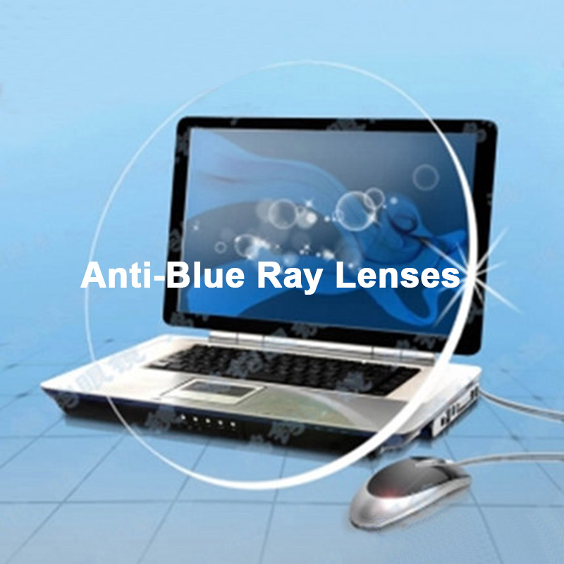 1.67 Anti-Blue Ray Photochromic Men and Women Optical Lenses Prescription Vision Correction Lenses for Digital Devices Photogray