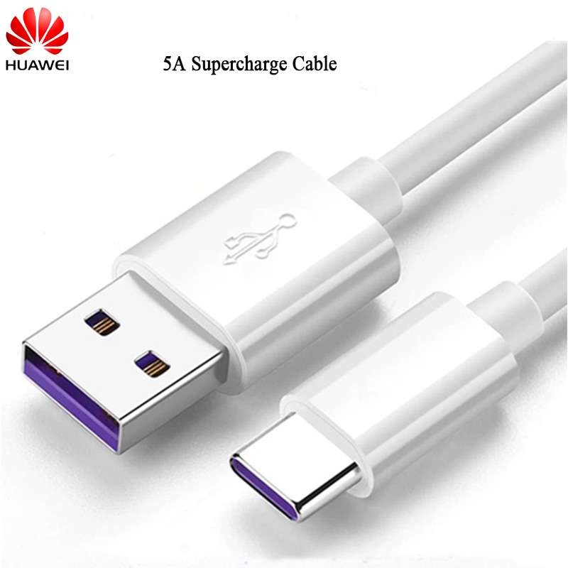 Originele Huawei Type C Kabel 5A Super Lader Snel Opladen Kabel Voor Huawei P40 P30 P20 Pro V9 V10 Mate 30 10 9 Pro Honor 20 S