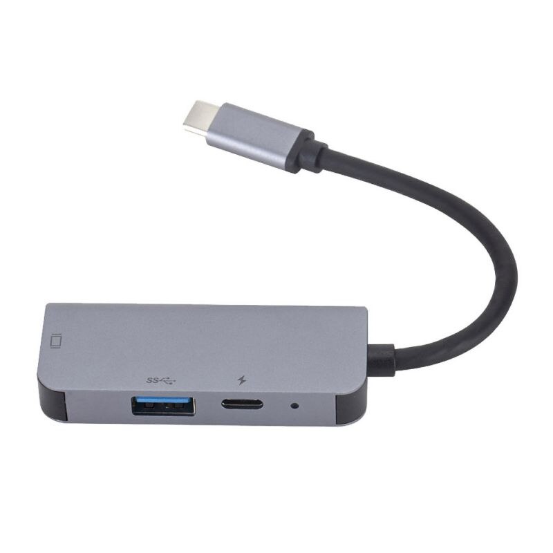 USB 3.1 HDMI RJ45 Ethernet Micro * SDTF OTG Adapter 3 In 1 USB-C Naar Type-C Naar HDMI HUB DP Docking Station