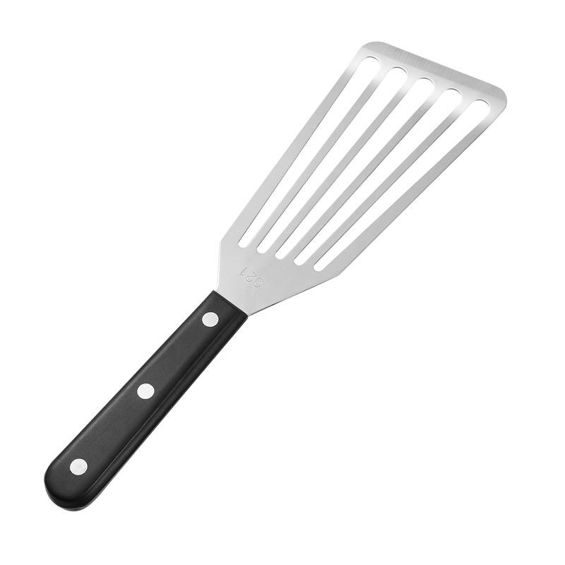 1 Pc Stainless Steel BBQ Spatula Kitchen Multifunction Steak Shovel Fried Fish Slotted Turner for Home Outdoor BBQ Kitchen