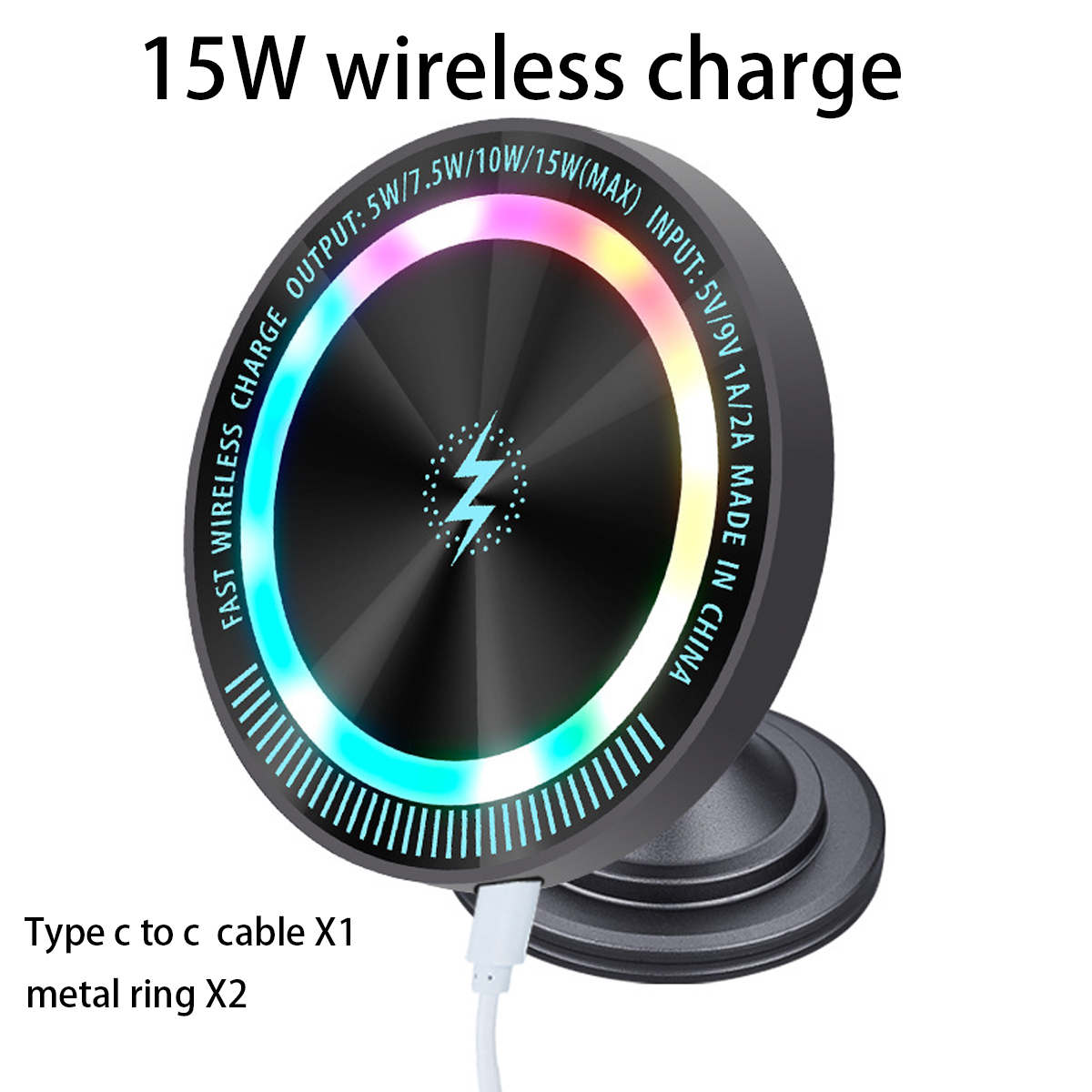 Soporte magnético para teléfono de coche, 15W, carga inalámbrica, ventilación, anillo Magsafe, soporte para coche para iPhone 14, 13, 12 Pro Plus, Mini funda MagSafe: Otros