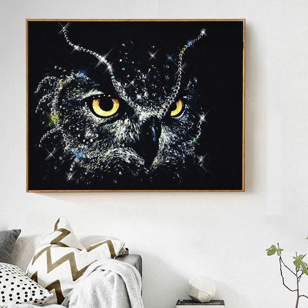 Evershine Diamant Schilderij Cartoon Uil Diamant B... – Vicedeal, image size:1000x1000