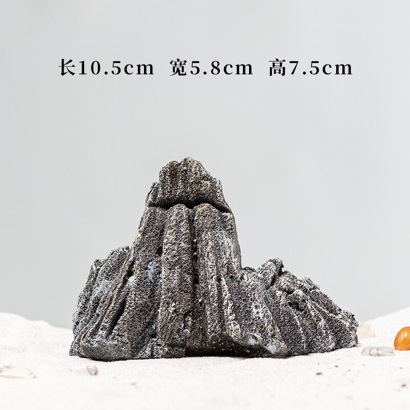 Micro landscape simulation rockery stone fish tank material accessories rockery bonsai basin small furnishings home gardening: 2016