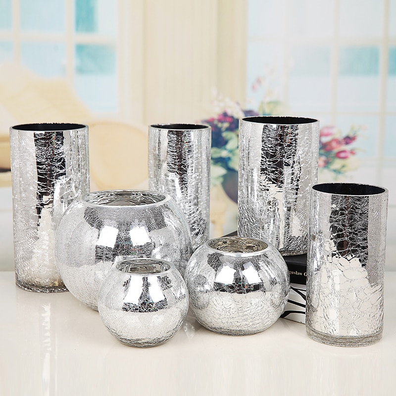 Blomstervase nordisk dekorasjon hjemme skrivebord glassvase til bryllup dekorasjon hydroponiske blomster potte delikate gulvvaser zzy 052