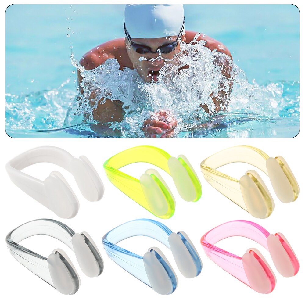 4Pcs Zwemmen Neusklem Oordopjes Pak Zwemmen Kleine Maat Voor Volwassen Kinderen Waterdichte Zachte Siliconen Neusklem Zwembad Accessoires