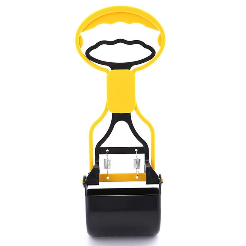 distributore per Toilette per cani distributore per cani cacca sacchetti per raccolta cestino cucciolo sacchetti per rifiuti distributore per sacchetti di immondizia per cani portatile per animali domestici viaggi: giallo