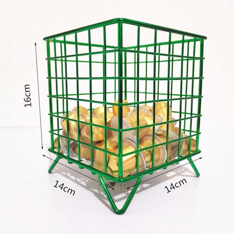 Gennemsigtig nordisk akryl nespresso kaffepuder holder display rack kaffe kapsel stativ køkken kapsel opbevaring rack