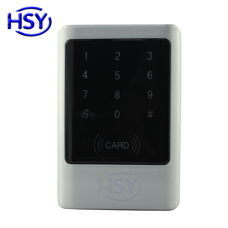 HSY Touch Keypad Single Door Access Control 125Khz Proximity EM ID Card Entry Lock Standalone Controller with 10pcs Free Keyfobs