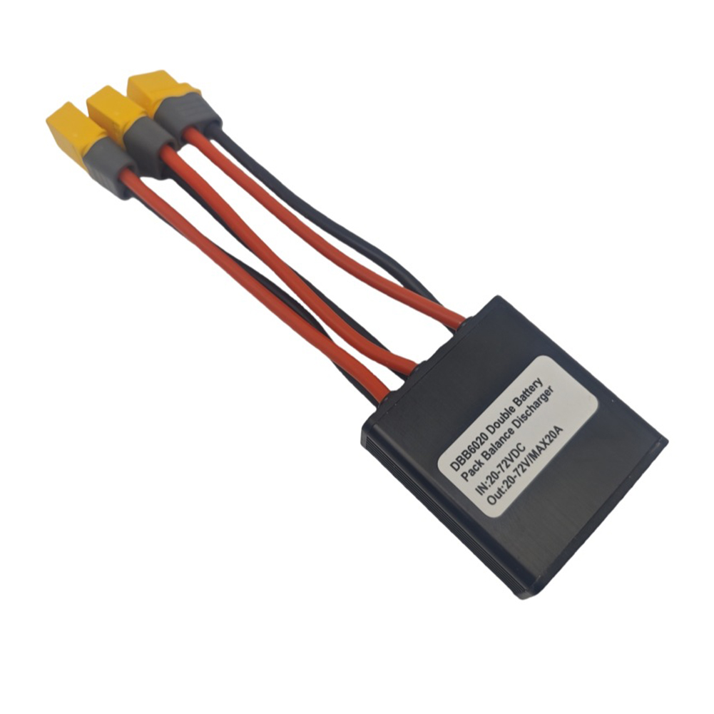 E-bike parallelle module met dubbele lithiumbatterij Ondersteuning Compatibel met elektrische fietsen, scooters en gebalanceerde fietsen: Licht Geel