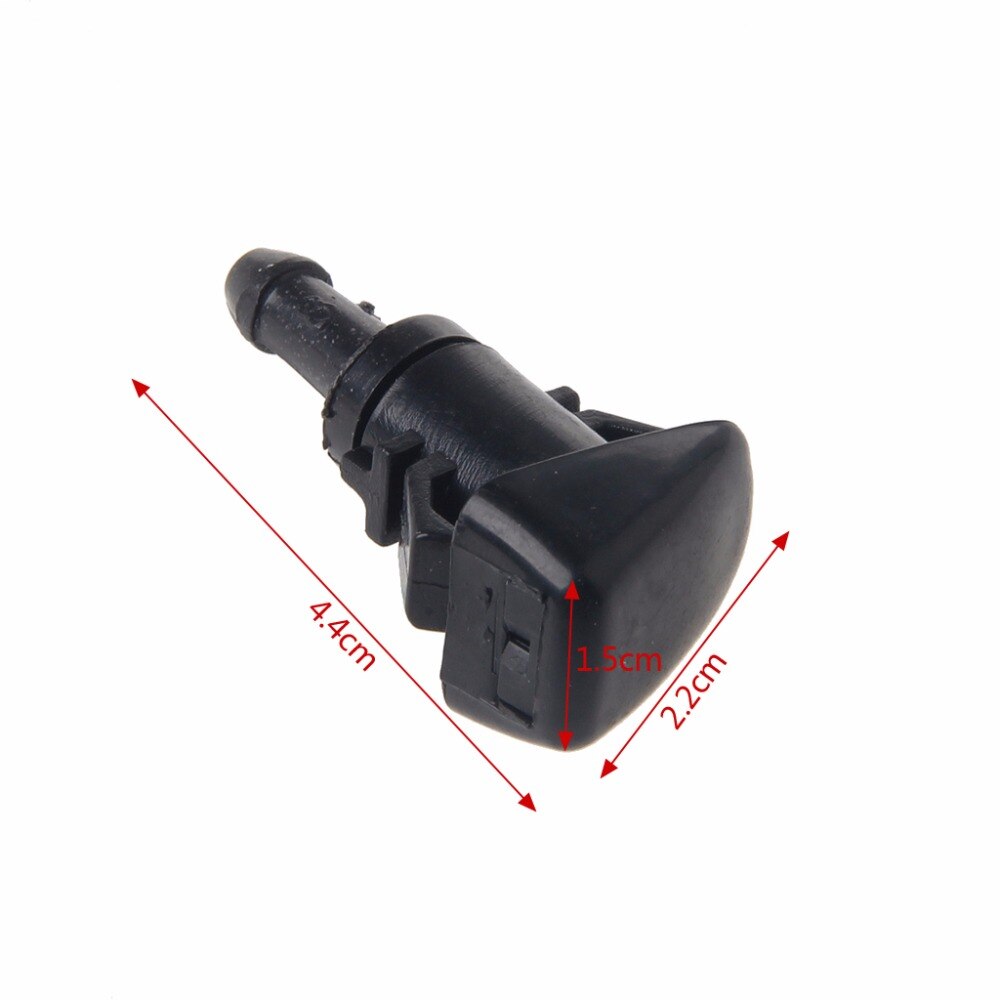 2 Pcs /1 Set Windshield Washer Wiper Water Spray Nozzle With Rubber Gasket For Chrysler 300C Jeep RAM Dodge Car Auto Parts