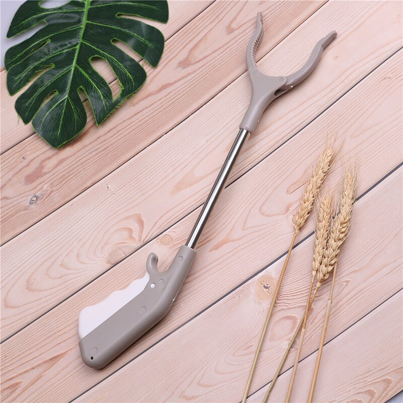 Recogedor de basura plegable de 40cm, herramienta para recoger basura, palo de agarre extensible