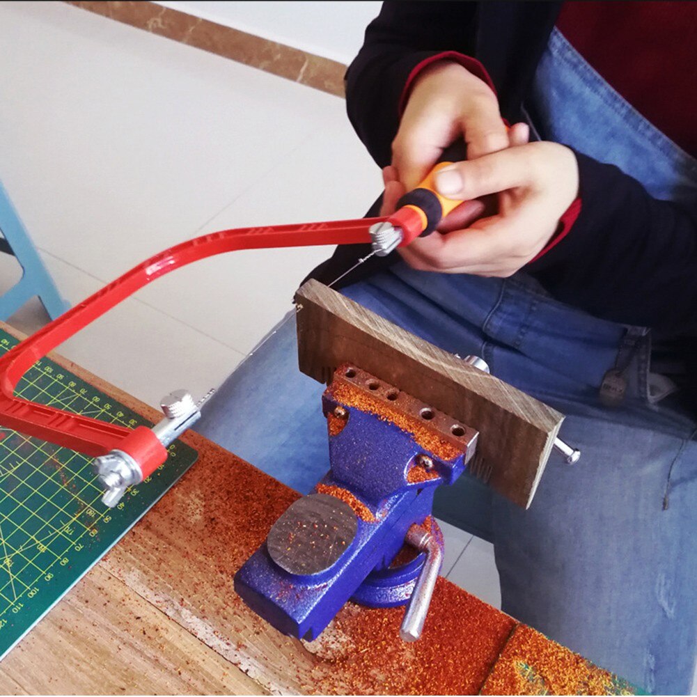 Sunshine Makita 5" Patented Fret Saw Woodworking Hand Coping Saw with 130mm/150mm Blades DIY Shape Cutting Tool