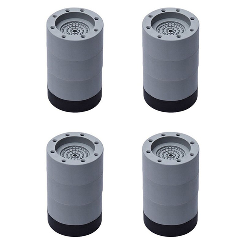 4Pcs Washing Machine Anti-Vibration Feet Heavy Duty Washer Dryer Pad Furniture Non Slip Raise Height Feet Floor Protectors Mat
