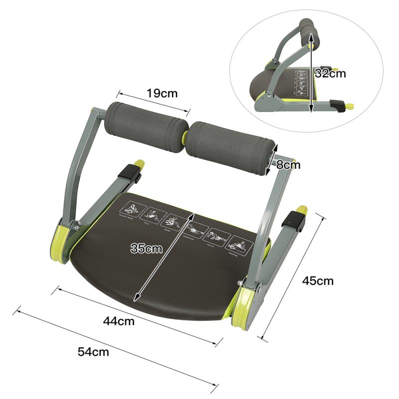 Foldable Lazy Abdominal Machine Multifunctional Abdominal Artifact Sit-up Assist Crunch Home Gym Fitness Equipment