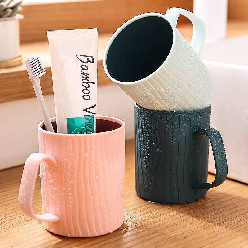 Tandenborstel Beker Mondwater Cup Water Mok Borstelen Cup Home Reizen Effen Kleur Drinkware Gereedschap Badkamer Accessoires