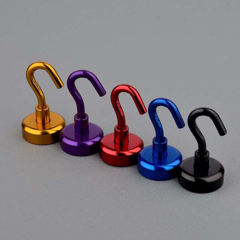 700Kg Hoge Magneet Sterke N52 Krachtige Neodymium Permanente Magneet Magneten Vissen Magneet Met Ring Magnetische Materiaal Base: 5Pcs
