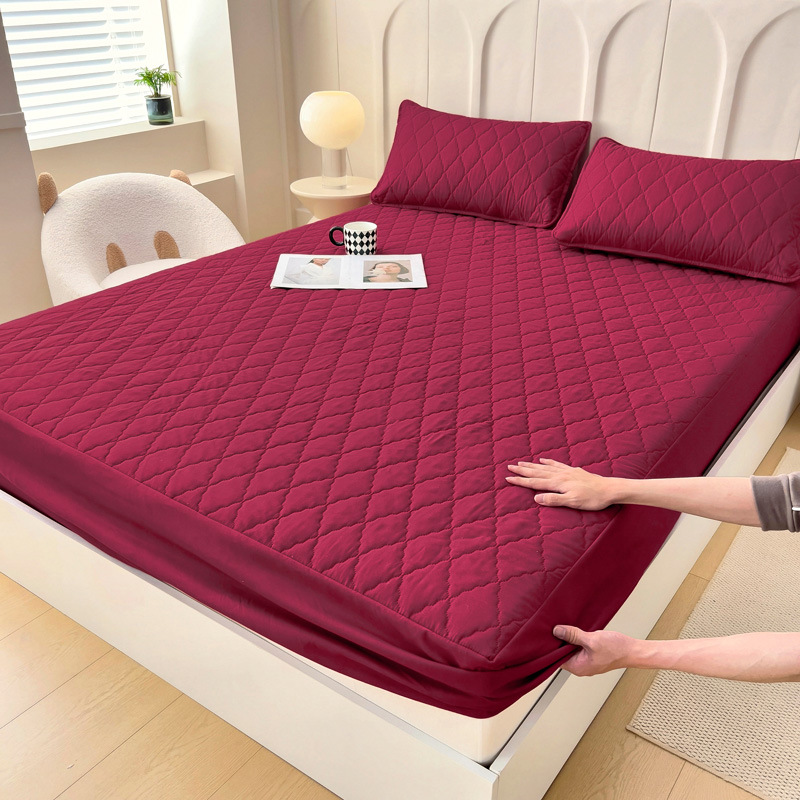 Wodoodporny pokrowiec na materac z pikowaną warstwą bawełnianą, ochraniacz na materac Simmons, bawełniany pokrowiec na materac.