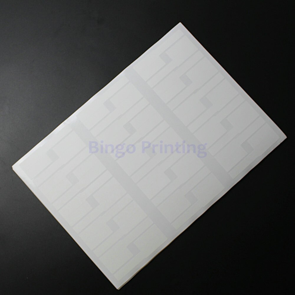 Waterproof Tearproof oilproof Network Cable Labels Sticker 84x26mm 300pcs A4 Size Blank Label Multi-colour