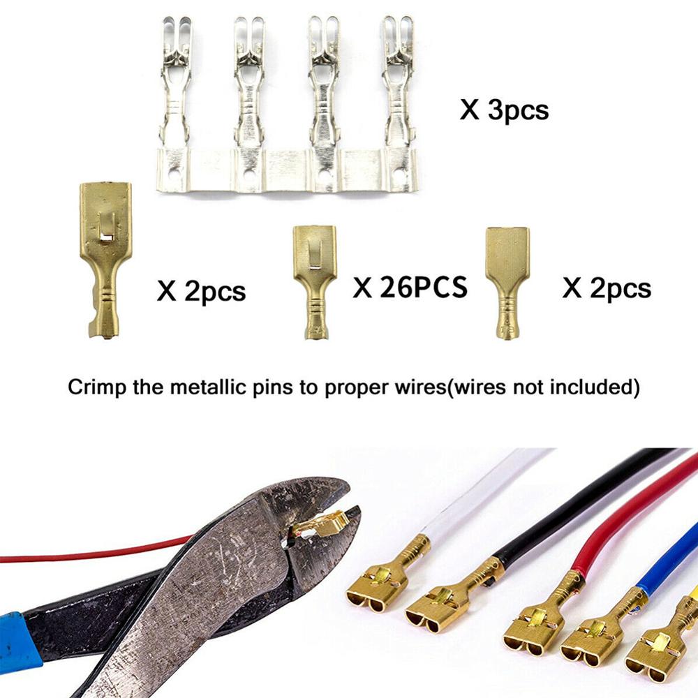 Universal 6 Way Fuse Box Relay 12V Fuse Box Holder ATC/ATO 6 Ways Blade Fuse Block Fuse Panel Box Car Accessories