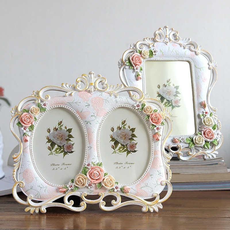 6 Inch Flower Picture Frame 5 Inch Photo Frame European Wedding Frame Valentines Day