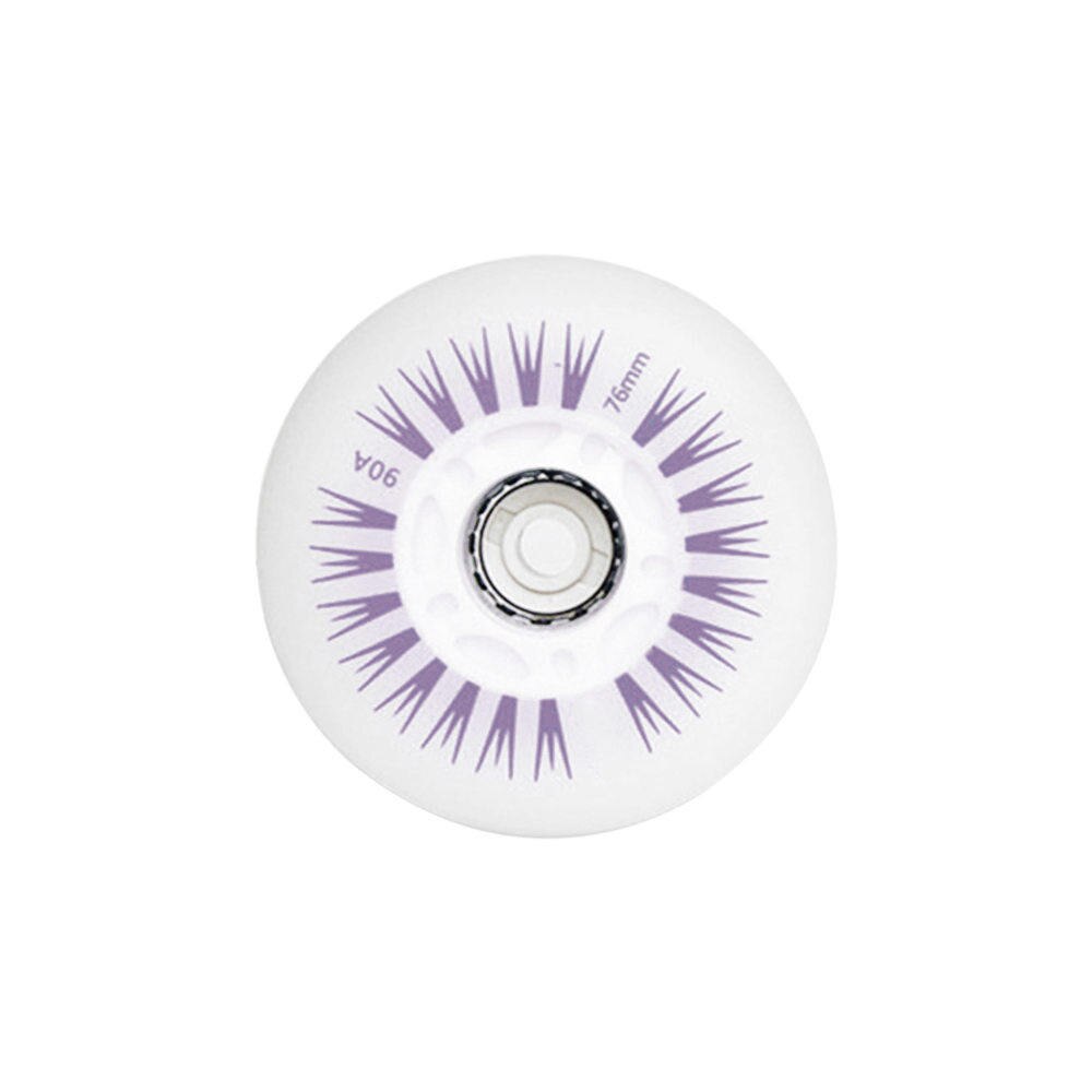 2 stk udendørs led lys inline glidende flash pu rullhjul 80mm inline skating blinkende hjul rollerblade holdbar