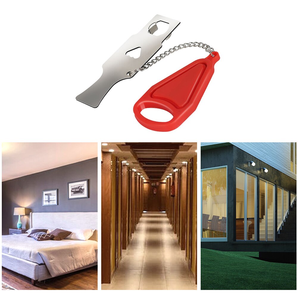 Portable Door Lock Travel Heavy Duty Safety Addalock Lockdown for Room Security Accommodation Door Stopper Door Lock