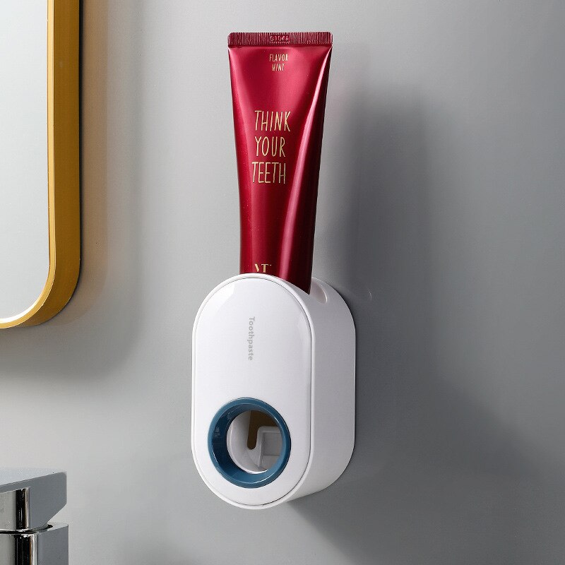 Automatic Toothpaste Squeezer Home Toothpaste Holder Easy Dispenser Rolling Holder Bathroom Supply Tooth Cleaning Accessories: A no toothpaste