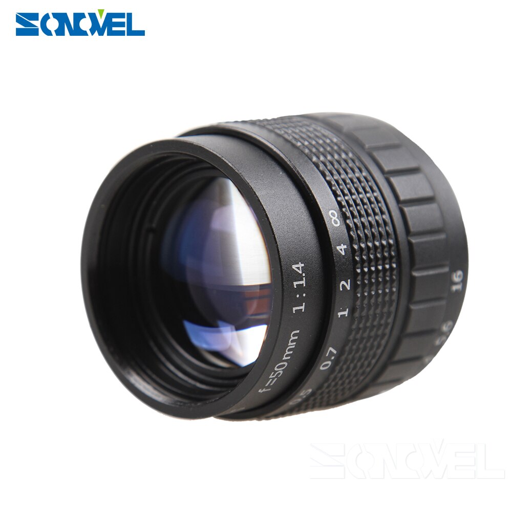 50 Mm F1.4 Cctv Tv Movie Lens + C Mount + Macro Ring Voor Sony E Mount Nex-5T Nex-3N Nex-6 nex-7 Nex-5R A6300 A6100 A6000 A6500 A5000