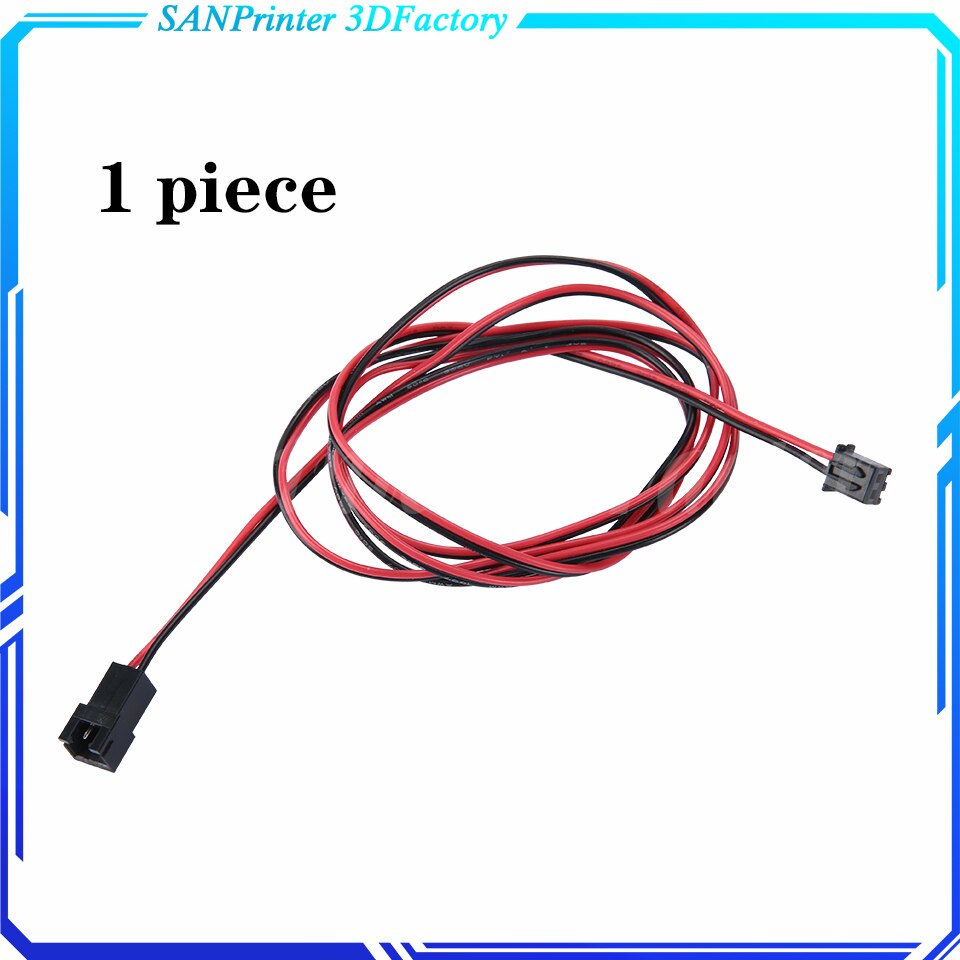 Fan Extension Cable 1M Wire Length Connection Line 2Pin XH2.54 Female Male Connector 3D Printer Parts 1/2/5/10/20pcs