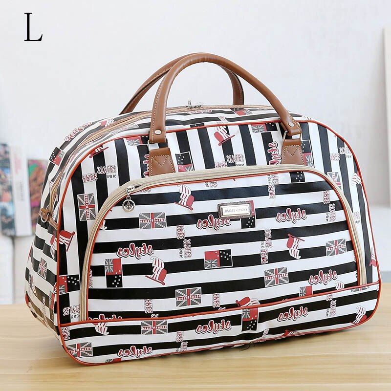 Wasserdicht Große Kapazität Frauen Reisetasche Wochenende Großen Duffle Taschen Weibliche PU Multifunktionale Hand Gepäck Schulter Tasche: L 8  Travel bag