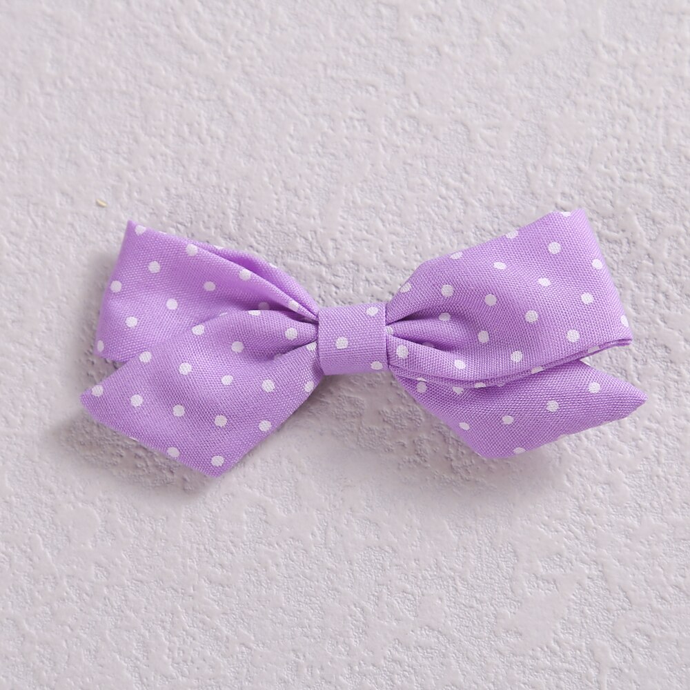 Pinzas para el pelo de lunares para niña, lazos para el pelo, pasador infantil, horquillas para niño pequeño, accesorios para el cabello para bebé Kawaii: A7NSFB-9988C-2