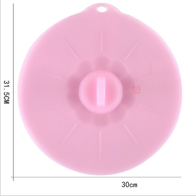 1PC Cooking Pot Pan Lid Cooking Tools Reusable Multifunction Fresh Keeping Microwave Bowl Cover Silicone Kitchen Gadgets: 31.5X30cm