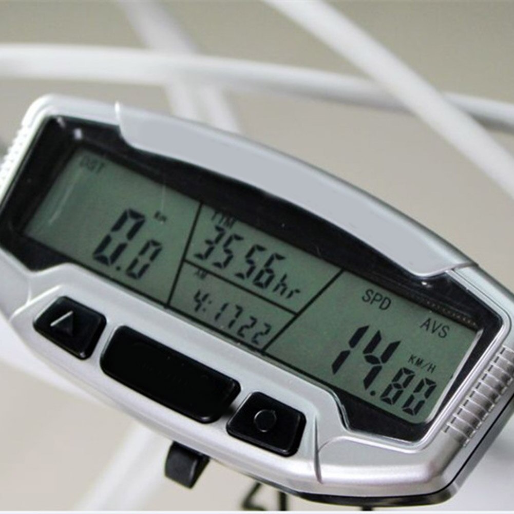 Digitale Lcd Racefiets Snelheidsmeter Backlight Stopwatch Kilometerteller Waterdicht Fietsen Snelheidsmeter Fiets Accessoires