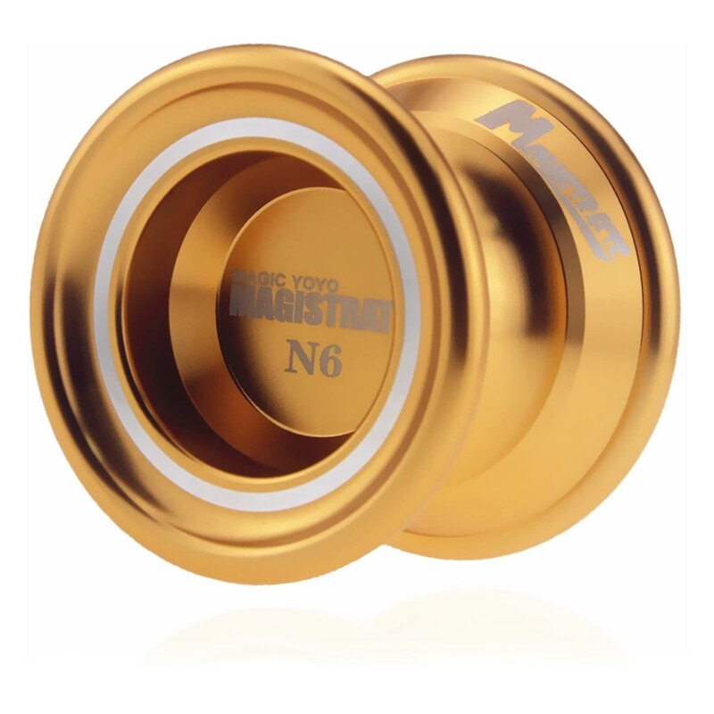 MAGICYOYO N6-guantes de aleación , Yoyo dorado, bolsa Yoyo, 5 cuerdas