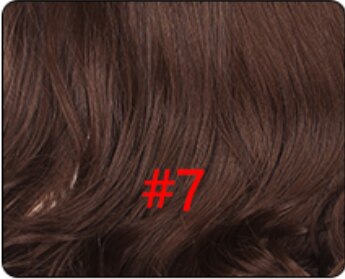 Hair Nest Hair Extension Clip Secret Fish Line Hairpiece Body Wavy Hair Synthetic Hair For Women Curly Hair18Inch Length: 7