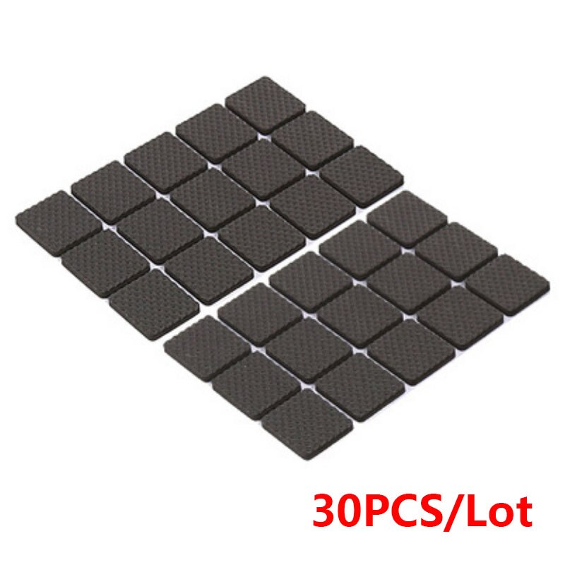 Møbler selvklebende føtter antiskli myke gulvbordsmatter neonychium ben sklisikker stol slitesterk filtputer antiskid 1-24 stk: 3