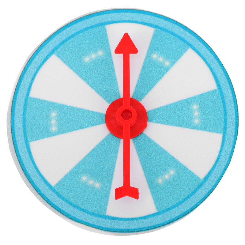 1Pc Prize Wheel Small Turn Plate Draw Game Hanging Turntable Party Game Prop: Picture 2