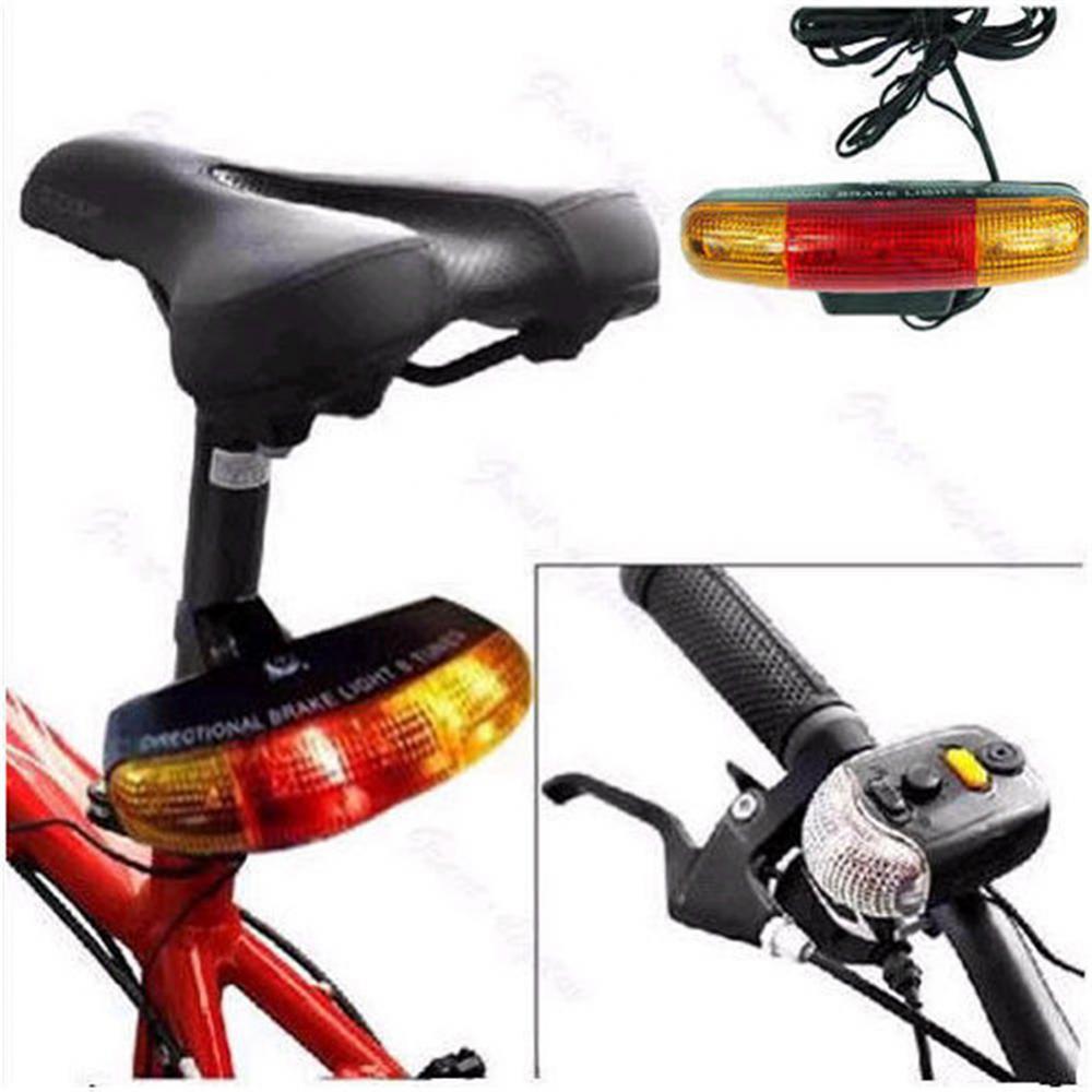 Fahrrad Rücklicht XC-408 Fahrrad Fahrrad 7-LED Sicherheit Warnung Blinker Licht Brems Schwanz Lampe Horn Nacht Radfahren Fahrrad induktion Lampe