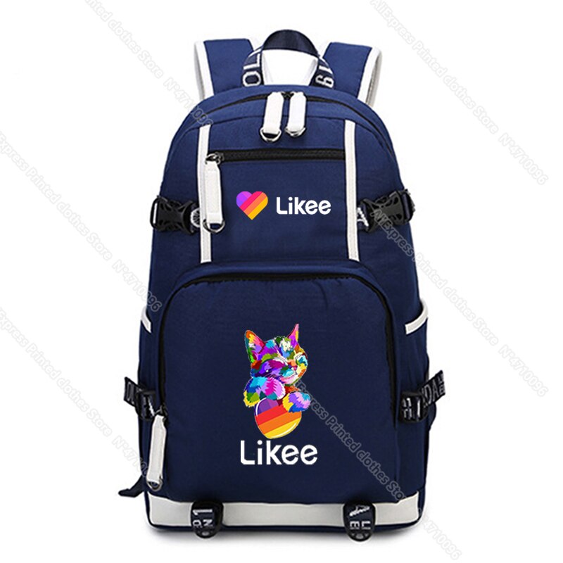 Casual Russia Style Likee Backpack Daily Back to School Mochila LIKEE Teens Boys Girls Rucksack