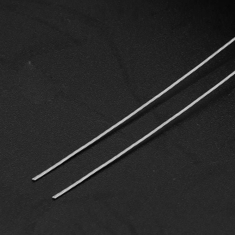 100m 304 Cable de acero inoxidable de pesca Cable de elevación 1 × 7 tendedero con 30 casquillos de aluminio B0KC