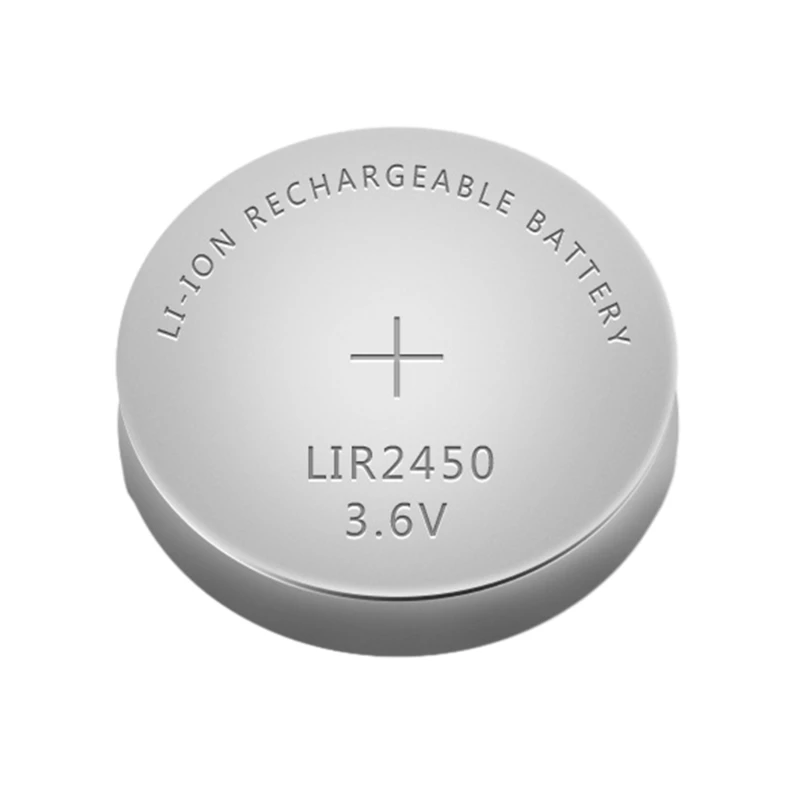 5er-Pack LIR2450 LIR 2450 3,6 Lithium-Akkus ersetzen CR2450 DL2450 BR2450 für Fernbedienungsuhren
