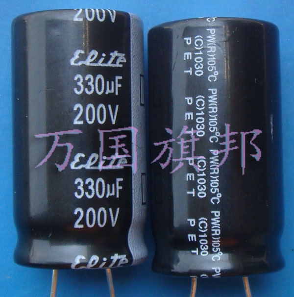 . Elektrolytische condensator 200 v 200 uf 330 uf